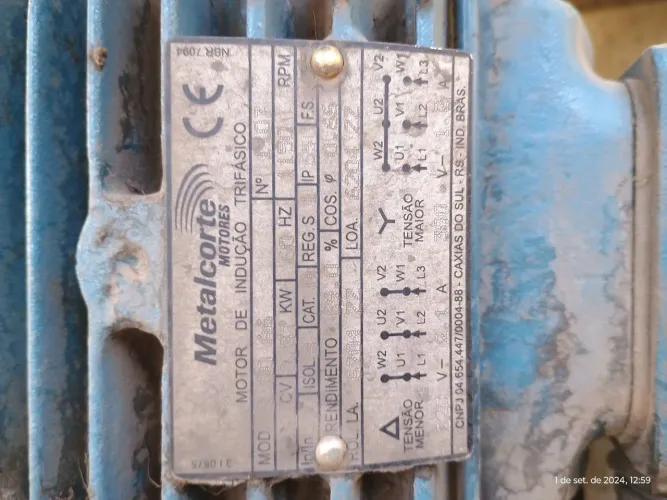 Motores de ventilador trifásico 1/2 CV.