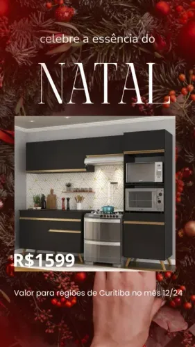 Promoção Cozinha Completa Preta - 07/12/24   