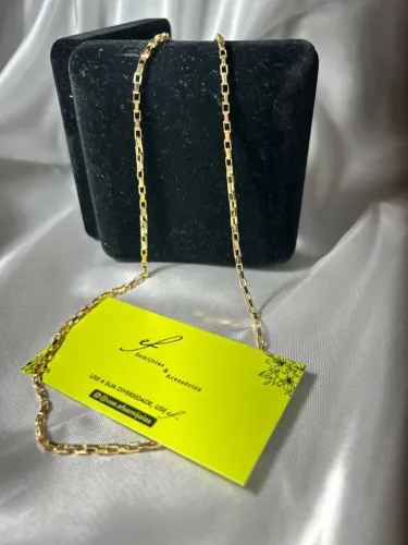 Corrente cartie semijoia