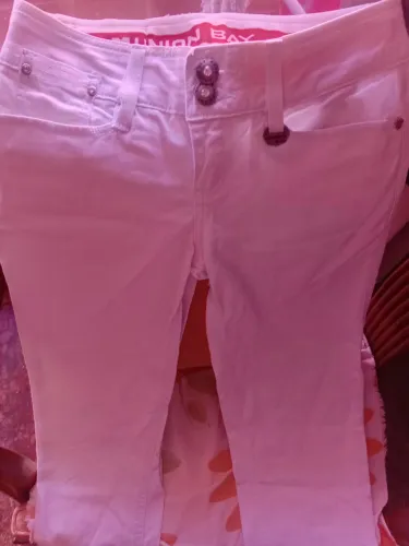 Calça azul de marca, importada, linda, pano reforçado tamanho 40
