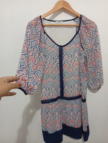 vestido de manga 3/4 da aha 