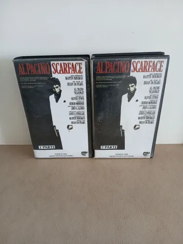 Scarface - VHS - Fita Dupla - Al Pacino - Raridade 