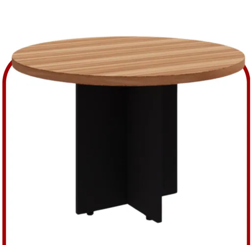 mesa redonda de escritorio