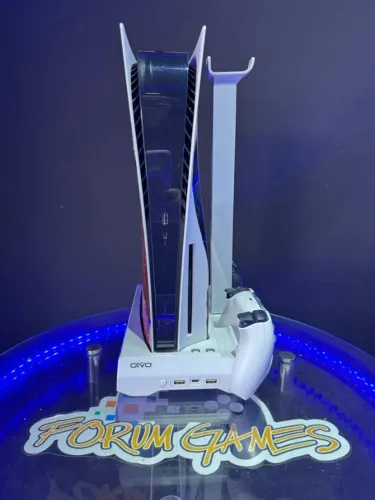 Playstation 5 com 2 controles e suporte Grátis