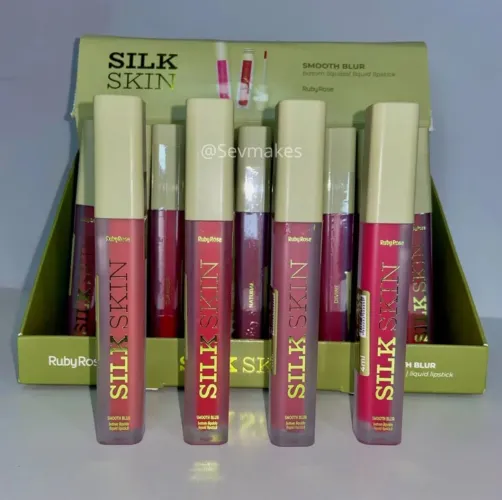 Batom Líquido Matte Silk Skin Ruby Rose