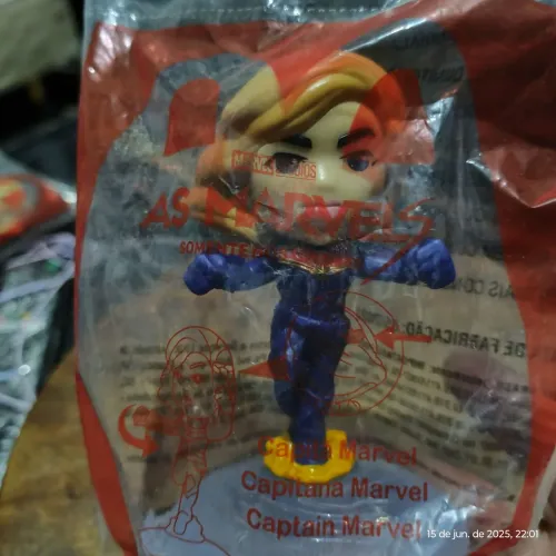 Action Figure Captain Marvel - Colecionável McDonalds 
