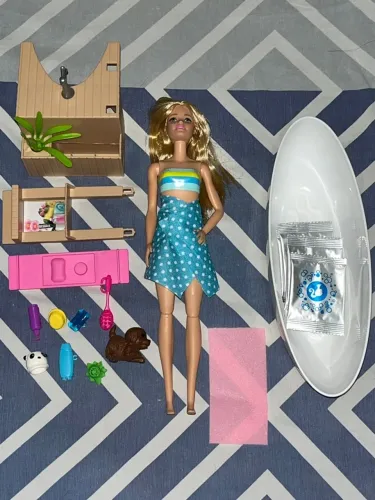 Boneca Barbie - Banho de Espumas