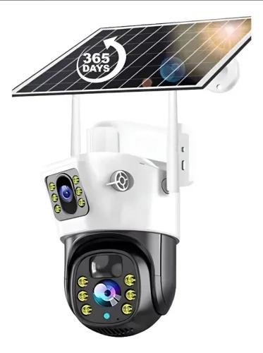 Câmera de Segurança Solar PTZ 360º