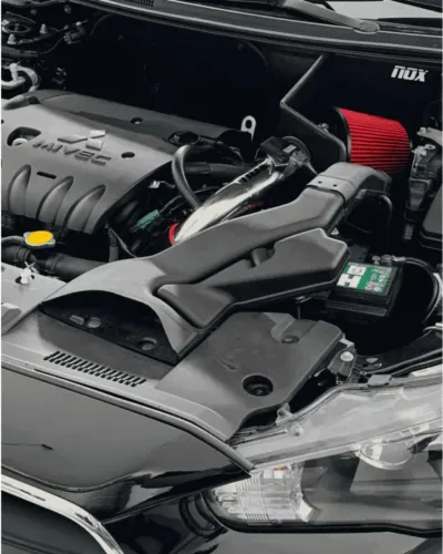 Kit Intake + Filtro K&N original + defletor - Lancer 2.0 Manual CVT GT HL HLT