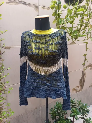 Suéter Patchwork tam P 