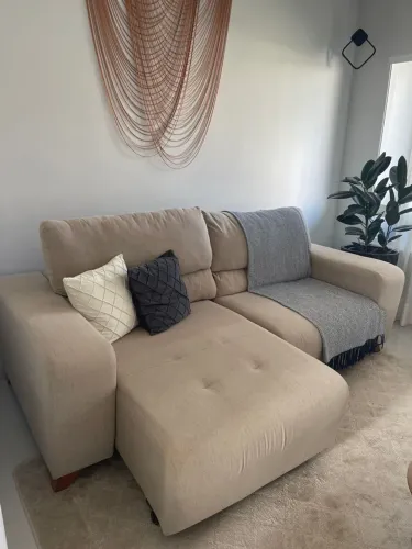 Sofá retrátil e reclinável 