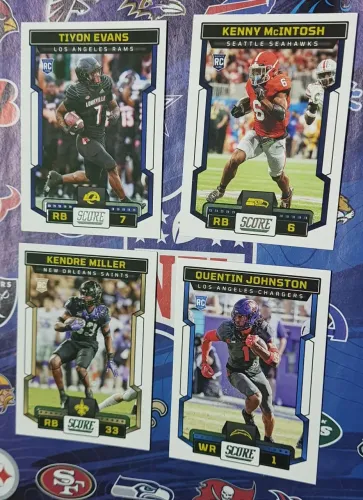 4 Cards Rookie Futebol Americano Panini Modena It