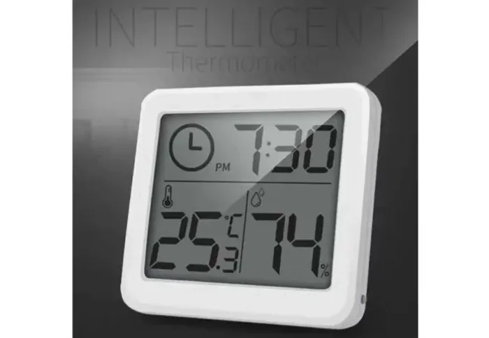 Termohigrômetro relógio digital de temperatura e umidade monitoramento COD-AP195  