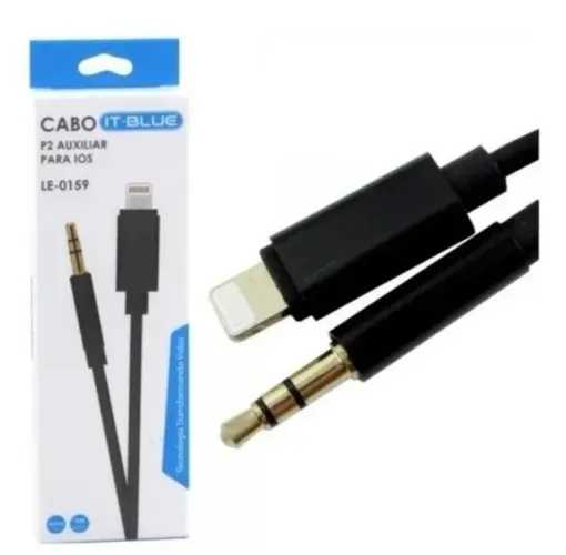 Cabo P2 Auxiliar Para Ios Compatível Com Ios 11 / 10.3