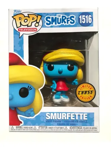Boneco Funko Pop! Television: The Smurfs - Smurfette 1516 Chase Ex 