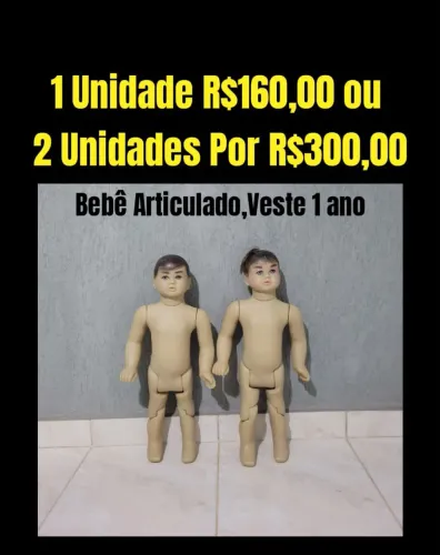 Manequim bebê articulado 