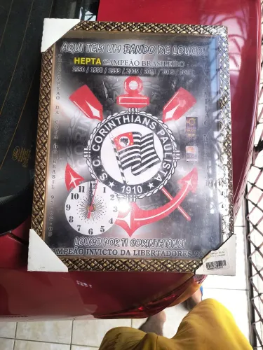 Relógio Decorativo de parede - Corinthians