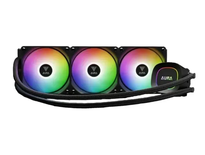 Water Cooler Gamdias Aura Gl 360 Lite, 360mm, Argb, Intel Amd, Preto
