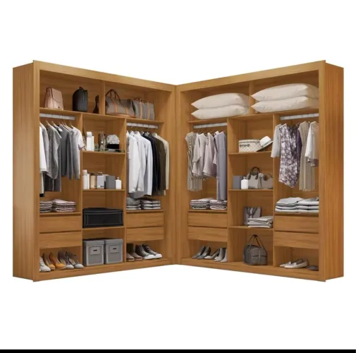 Guarda-roupa de casal em madeira, novo!