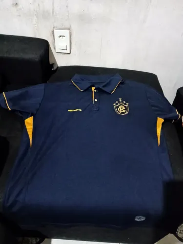 Camisa Polo Azul Marinho Escudetto