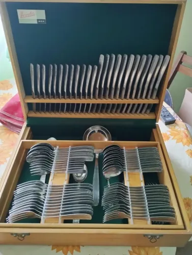 Jogo de Talheres Hercules Inox Completo 101 peças 
