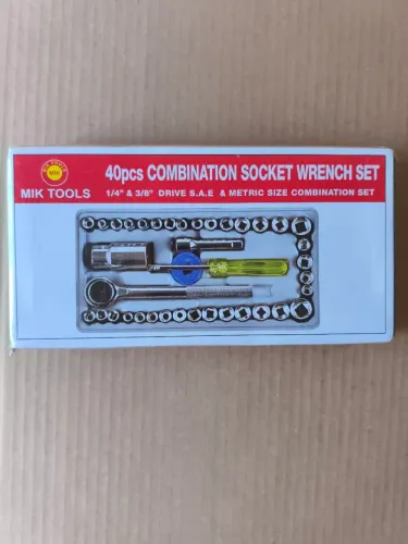 Kit jogo de chave combinadas 40 peças