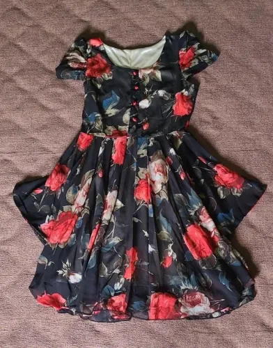 Vestido floral infantil - tamanho M
