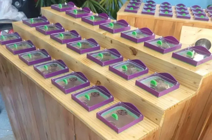 Balcão de guloseimas escada