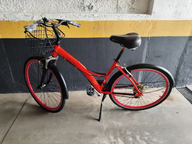 Bicicleta Tito Urban Laranja Aro 700 21 marchas