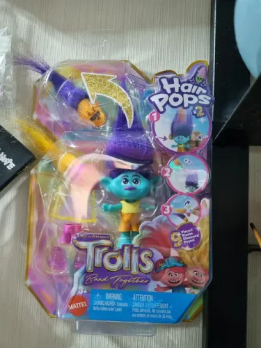 Boneco Trolls Hair Pops Band Together - Novo