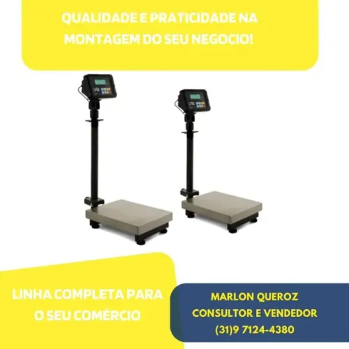Balança Eletrônica de Bancada com Coluna 120Kg Toledo