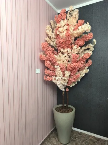 Árvore de cerejeira artificial 2,75mt (com vaso)