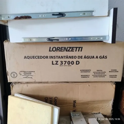 Aquecedor Instantâneo de Água a Gás LZ 3700 Lorenzetti Novo na Caixa