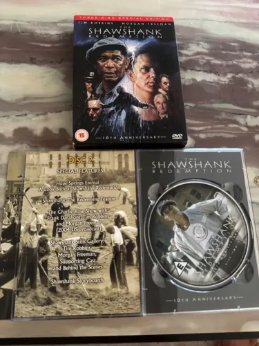 DVD Shawshank Rendemption (Um Sonho de Liberdade) importado - edição especial tripla