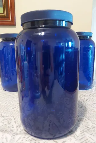 Kit com 4 potes de 1kg para Mantimentos 