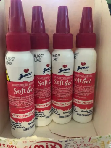 Corante Alimentício Soft Gel Junco - Cores Vibrantes