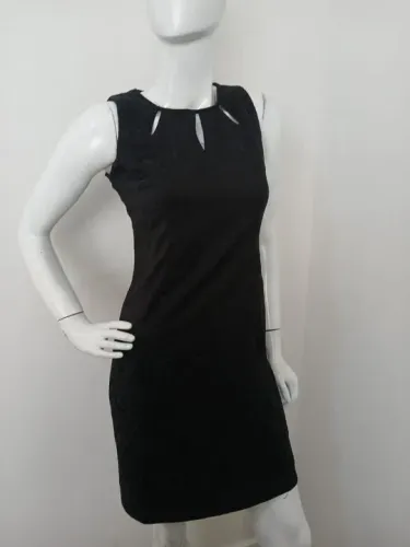 Vestido preto de jacar tamanho 38 marca Barreds usado