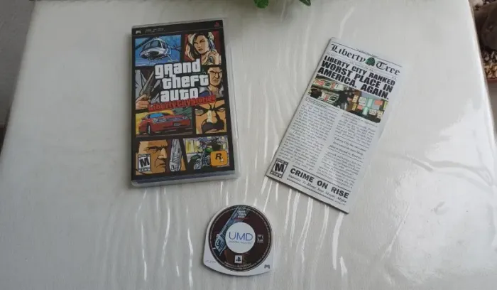 Jogo Gta Grand Theft Auto Liberty City Stories Psp Excelente
