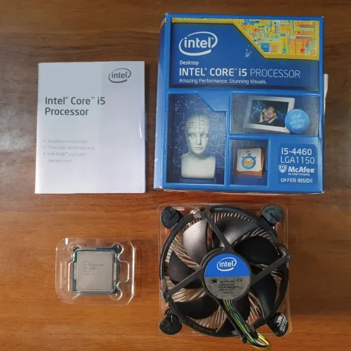 Kit Processador Intel Core i5-4460+placa mãe 1150+8Gigas RAM