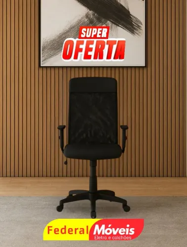 Cadeira Giratória Executiva Sun - Conforto e praticidade para seu escritório!