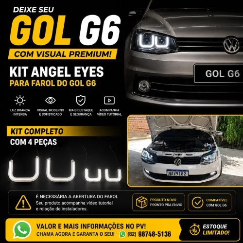 Kit Angel Eyes para Farol do Gol g6