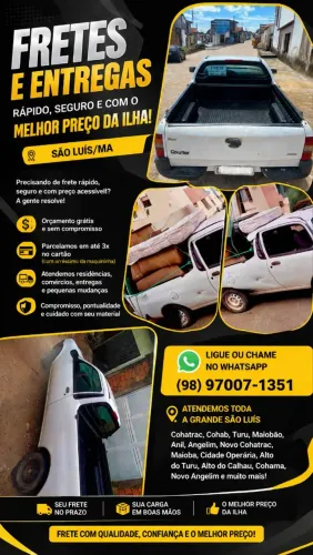 FRETES/MUDANÇAS A PARTIR DE 20 COHATRAC/COHAB/ANGELIM