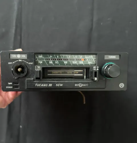 Radio toca fitas Moto radio tucano 2