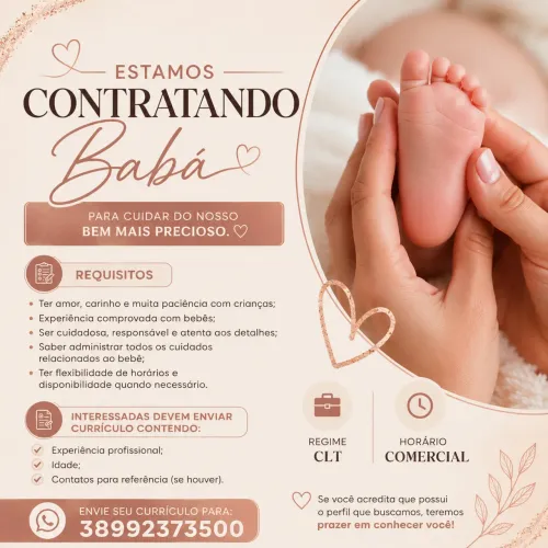 Contrata-se babá