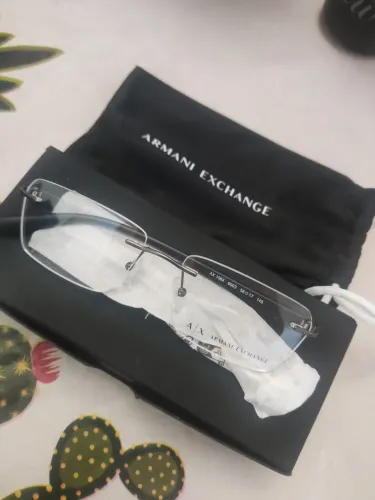 Armação de óculos com lente Armani Exchange