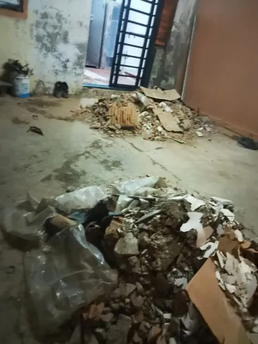 Retirada de entulhos