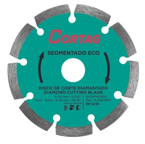 DISCO P/ CONCRETO ECO 110MM SEGMENTADO - (OFERTA VALIDA ATE 06/08/26)