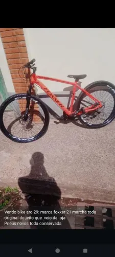 Vende se bicicleta semi nova aro 29 marca foxxer 21 marcha toda original 