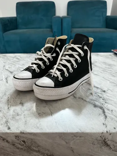 Tênis Converse All Star Couro Preto