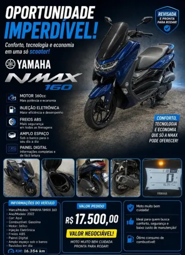 Yamaha Nmax 160 ótima oportunidade
